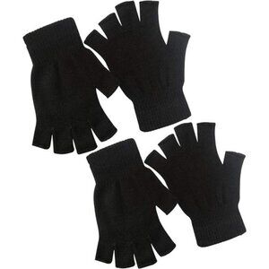 Winter Fingerless Gloves Half Finger Knit Gloves Touchscreen Gloves Warm for Men